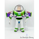 Figurine parlante Buzz l'Éclair Rocket Blast Turbo Super Fusée Disney Mattel 2015 Toy Story 20ème anniversaire 32 cm