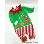 pyjama-tic-et-tac-noel-disneyland-disney-bébé-vert-rouge (4)