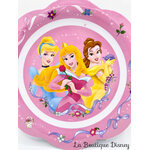 assiette-princesses-disney-spel-cendrillon-aurore-belle-ondulation-rose-plastique-1