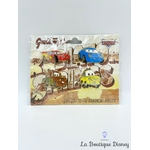 Set 4 Pins Cars Opening Edition Disneyland Paris 2007 Greetings from Radiator Valley 54184