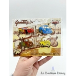 Set 4 Pins Cars Opening Edition Disneyland Paris 2007 Greetings from Radiator Valley 54184