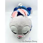 peluche-judy-hopps-cuddleez-disney-store-lapin-policier-zootopie-dort-couché (4)
