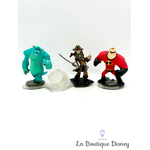 Figurine Disney Infinity Pack Démarrage Mr Insdestructible Sulli Jack Sparrow Jeu vidéo