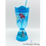 Gobelet-paille-Ariel-La-Petite-Sirène-Disneyland-Paris-Disney-verre-plastique-bleu (6)