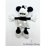 Peluche-Minnie-Mouse-Steamboat-Willie-Disney-Parks-noir-gris-26-cm (2)