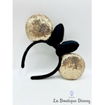 Serre-tête-Oreilles-Minnie-Mouse-Paris-is-Magical-Disneyland-ears-Disney-sequins-dorés-étoiles (1)