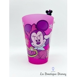 Gobelet-Minnie-Mouse-figurine-Disneyland-Paris-Disney-verre-plastique-rose-fleurs (4)