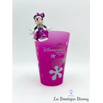 Gobelet-Minnie-Mouse-figurine-Disneyland-Paris-Disney-verre-plastique-rose-fleurs (3)