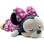 Peluche-Minnie-Mouse-Cuddleez-Disney-Store-2022-pois-rose-dort-couché (1)