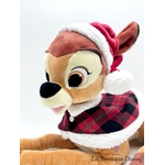 Peluche-Bambi-Noël-Disney-Store-2018-faon-marron-bonnet-40-cm (6)