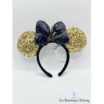 Serre-tête-Oreilles-Minnie-Mouse-30-ème-anniversaire-Disneyland-30-ans-Disney-ears-sequins-dorés (2)