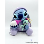 Peluche-Stitch-Souillon-Disneyland-Paris-2017-Disney-pyjama-violet-biberon-30-cm (3)