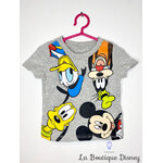 tee-shirt-disney-baby-by-disney-store-mickey-dingo-donald-pluto-gris-visage-tete-bébé-9-12-mois-8