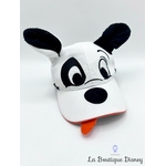 Casquette-Patch-Les-101-Dalmatiens-Disneyland-Paris-Disney-chapeau-chien-blanc (3)