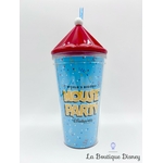 Gobelet-paille-Mickey-Mouse-Party-Unlock-the-Fun-Disneyland-2018-Disney-verre-plastique-bleu (2)