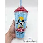 Gobelet-paille-Mickey-Mouse-Party-Unlock-the-Fun-Disneyland-2018-Disney-verre-plastique-bleu (1)