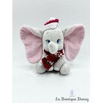Peluche-Dumbo-Noël-Disney-Store-2015-éléphant-gris-bonnet-18-cm (3)