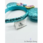 Serre-tête-Oreilles-Minnie-Jasmine-Tapis-Volant-Aladdin-Disney-Parks-2018-ears-Disneyland-sequins-bleu (5)