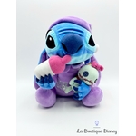 Peluche-Stitch-Souillon-Disneyland-2019-Disney-pyjama-violet-biberon-Ohana-30-cm (6)