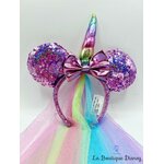 Serre-tête-Oreilles-Minnie-Mouse-Licorne-Disney-Parks-2022-ears-Disneyland-sequins-violet (5)