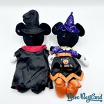 Peluches-Couple-Mickey-Minnie-Halloween-Disneyland-Paris-noir-orange-magicien-sorcière-30-cm (7)