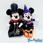 Peluches-Couple-Mickey-Minnie-Halloween-Disneyland-Paris-noir-orange-magicien-sorcière-30-cm (6)