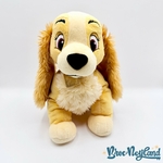 Peluche-Lady-La-Belle-et-le-Clochard-Disney-Store-chien-marron-écusson (3)