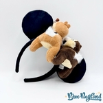 Serre-tête-Oreilles-Tic-et-Tac-25-ème-anniversaire-Disneyland-25-ans-Ears-Disney-peluche-noir-étoile (2)