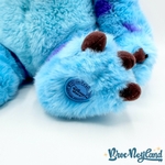 Peluche-Sulli-Monstres-et-Cie-Disney-Store-Sully-bleu-violet-écusson-36-cm (2)