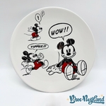 Assiette-à-dessert-Mickey-Mouse-BD-Disneyland-Paris-Disney-dessin-bande-dessinée-blanc-rouge (2)