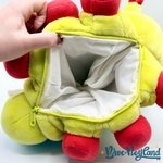Peluche-Range-Pyjama-Heimlich-1001-Pattes-Disney-Jemini-vintage-chenille-verte-44-cm (8)