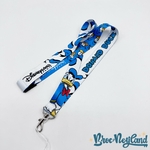 Lanière-Pins-Donald-Duck-Disneyland-2021-Disney-bleu-cordon-tour-de-cou (2)