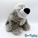 Peluche-Max-Chien-La-Petite-Sirène-Disney-Store-2013-gris-écusson-38-cm (2)