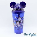 Gobelet-paille-Mickey-et-ses-amis-30ème-Anniversaire-Disneyland-Paris-30-ans-Disney-verre-plastique-bleu (3)