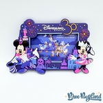 Magnet-Cadre-photo-Mickey-Minnie-30ème-anniversaire-Disneyland-Paris-30-ans-Disney-bleu-aimant (3)