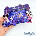 Magnet-Cadre-photo-Mickey-Minnie-30ème-anniversaire-Disneyland-Paris-30-ans-Disney-bleu-aimant (2)