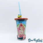 Gobelet-paille-Ariel-La-Petite-Sirène-Disney-Store-2023-verre-plastique-double-paroi (5)
