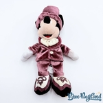 Peluche-Mickey-Mouse-tenue-soirée-Disneyland-Disney-costume-violet-haut-de-forme-26-cm (2)