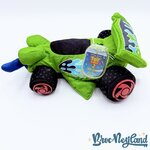 Peluche-RC-Car-Karting-Toy-Story-2-Disney-Mattel-2000-Star-Bean-voiture-vert-18-cm (7)