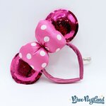 Serre tête-Oreilles-Minnie-Mouse-Sequins-Roses-Disney-Parks-2017-Disneyland-Paris-ears-noeud-pois (3)
