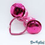 Serre tête-Oreilles-Minnie-Mouse-Sequins-Roses-Disney-Parks-2017-Disneyland-Paris-ears-noeud-pois (5)