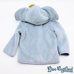 Veste-polaire-Dumbo-Disneyland-Paris-Disney-taille-6-mois-éléphant-gris-capuche (5)