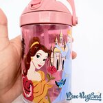 Gourde-Princesses-Disneyland-Disney-gobelet-paille-verre-plastique-rose (8)
