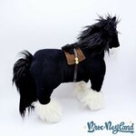 Peluche-Angus-cheval-Rebelle-Disney-Store-2013-noir-38-cm (4)