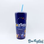 Gobelet-paille-Together-Pixar-Musical-Adventure-Disneyland-Paris-Disney-verre-métal-bleu (4)