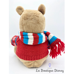 peluche-winnie-ourson-disney-store-2008-echarpe-pull-rouge-noel-1