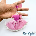 Porte-clés-Raiponce-robe-Tokyo-Disney-Resort-Japon-keychain-rose (2)