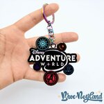 Porte-clés-Disney-Adventure-World-Disneyland-métal-logo (1)