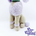 Peluche-Georgette-Oliver-et-Compagnie-Walt-Disney-1989-chien-violet-37-cm (3)