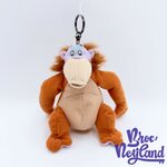 Porte-clés-Roi-Louie-Le-Livre-de-la-Jungle-Disney-peluche-singe-orange-16-cm (2)